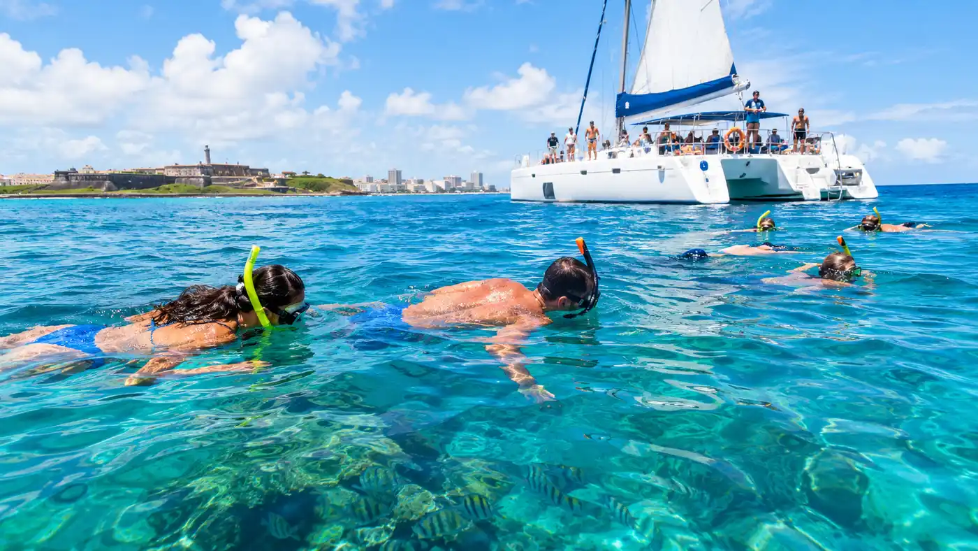 Catamaran Snorkeling Cruises from San Juan Sail Snorkel
