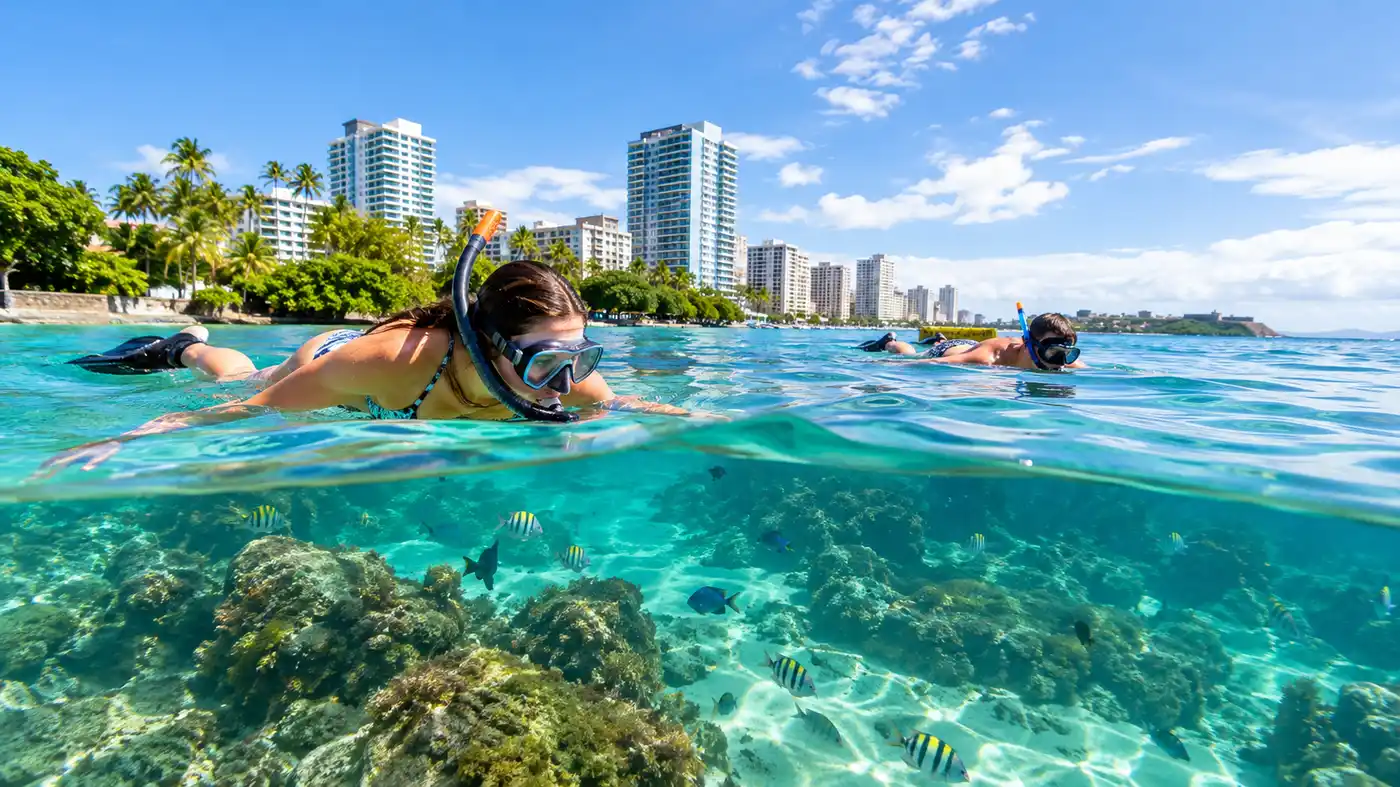 Condado Lagoon Snorkeling a Beginners Paradise